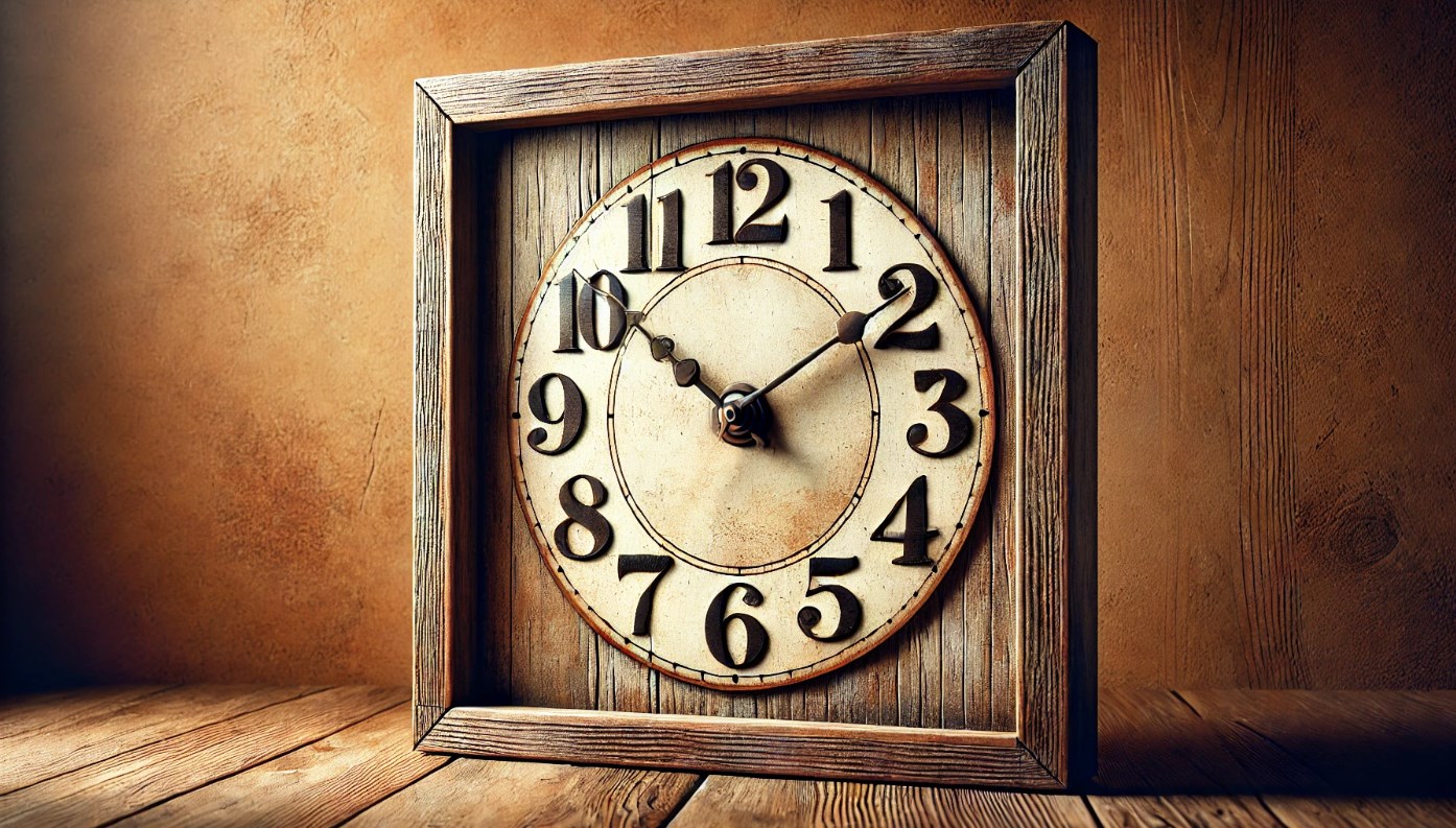Rustic Wall Clock